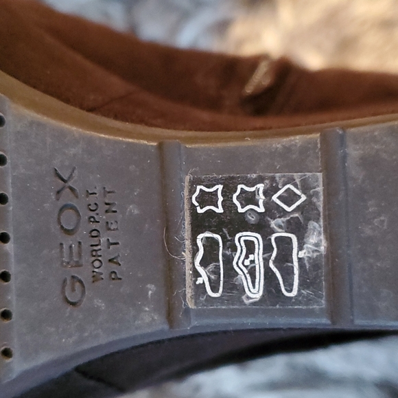 GEOX Respira brown suede wedge booties - Picture 10 of 11